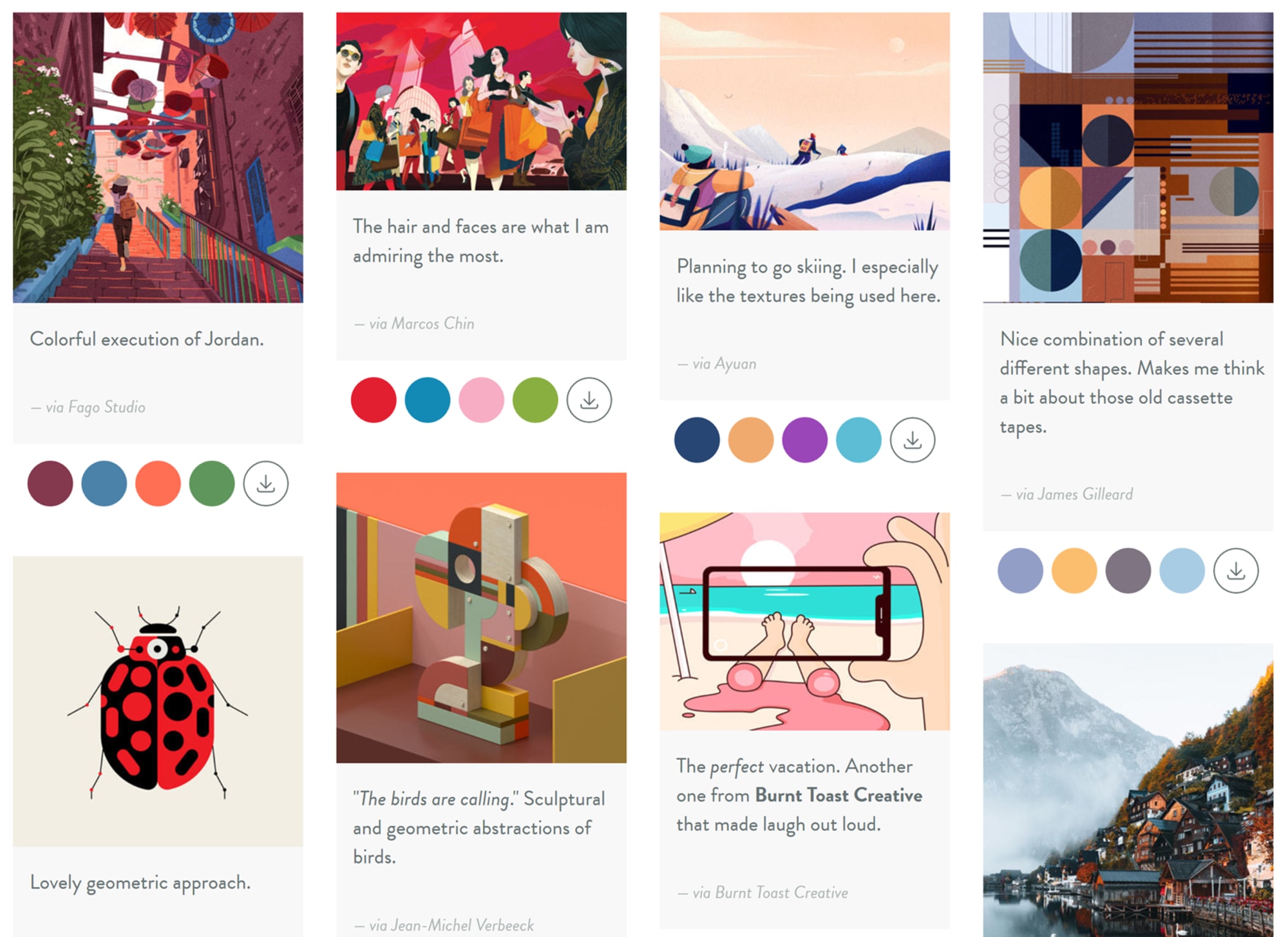 CSS columns support a "masonry layout" with items of different heights